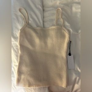 ASTR The Label Cream Knit Tanktop